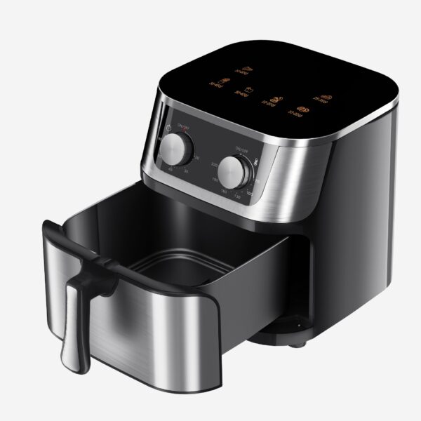 12L Steel Dual-Knob Air Fryer Oven - Image 2